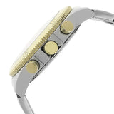 Titan Quartz Chronograph Silver Dial Stainless Steel Strap Watch for Men 9324BM01