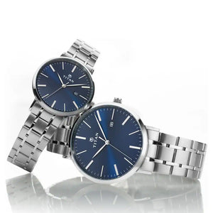 Titan Blue Dial Stainless Steel Strap Watch NP9400294202SM01 - KRISHNA WATCH COMPANY