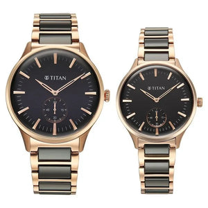 Titan Modern Bandhan Quartz Couples 48.5 mm 9401394213KD01