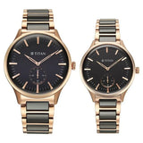 Titan Modern Bandhan Quartz Couples 48.5 mm 9401394213KD01