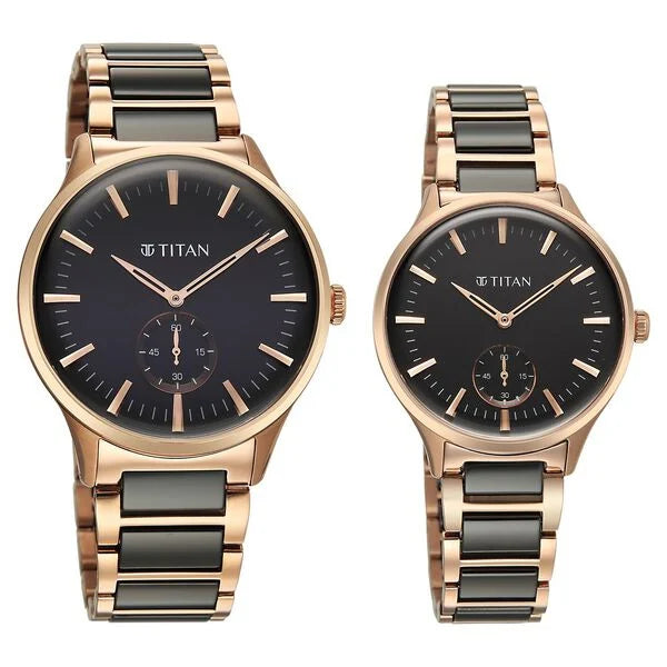 Titan Modern Bandhan Quartz Couples 48.5 mm 9401394213KD01