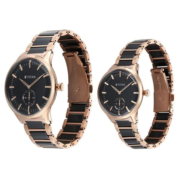 Titan Modern Bandhan Quartz Couples 48.5 mm 9401394213KD01