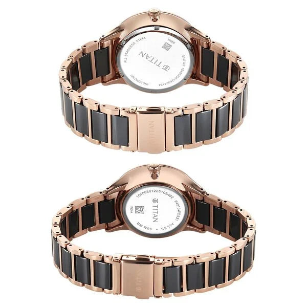 Titan Modern Bandhan Quartz Couples 48.5 mm 9401394213KD01