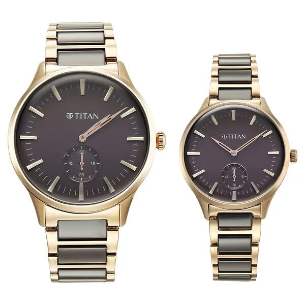 Titan Modern Bandhan Quartz Couples 48.5 mm 9401394213KD02
