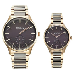 Titan Modern Bandhan Quartz Couples 48.5 mm 9401394213KD02