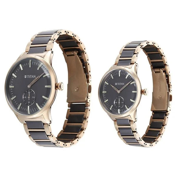 Titan Modern Bandhan Quartz Couples 48.5 mm 9401394213KD02