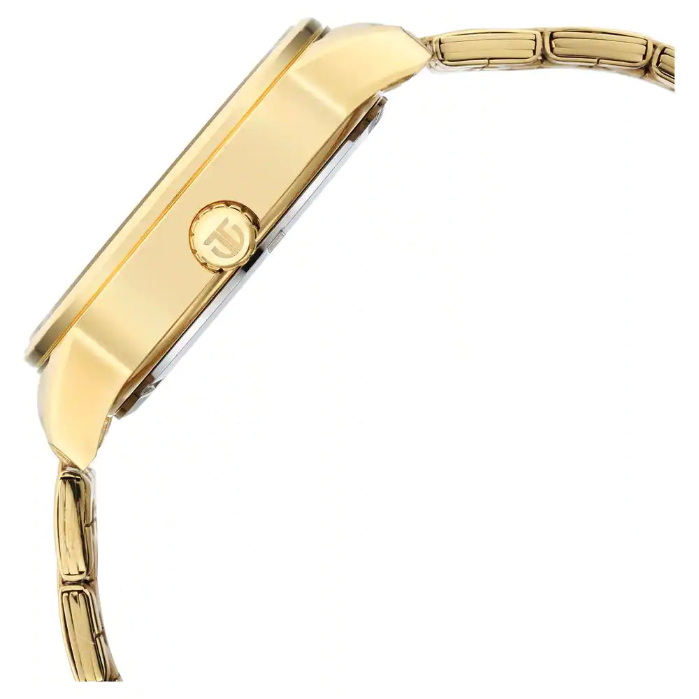 Titan Regalia Opulent White Dial Golden Stainless Steel Strap Watch NP9441YM01
