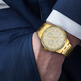 Titan Regalia Opulent White Dial Analog Stainless Steel Strap Watch for Men 9441YM02 - KRISHNA WATCH COMPANY