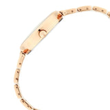 Titan Quartz Analog White Dial Ceramic Strap Watch for Women 95061WD04