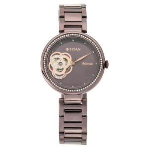 Titan Inspire with Prune Dial Automatic Watch NN95112QM01 (DK127) - KRISHNA WATCH COMPANY