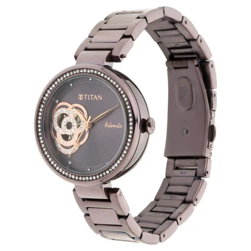 Titan Inspire with Prune Dial Automatic Watch NN95112QM01 (DK127) - KRISHNA WATCH COMPANY