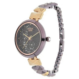 Titan Raga Facets Brown Dial Analog Stainless Steel Strap watch for Women 95121km01