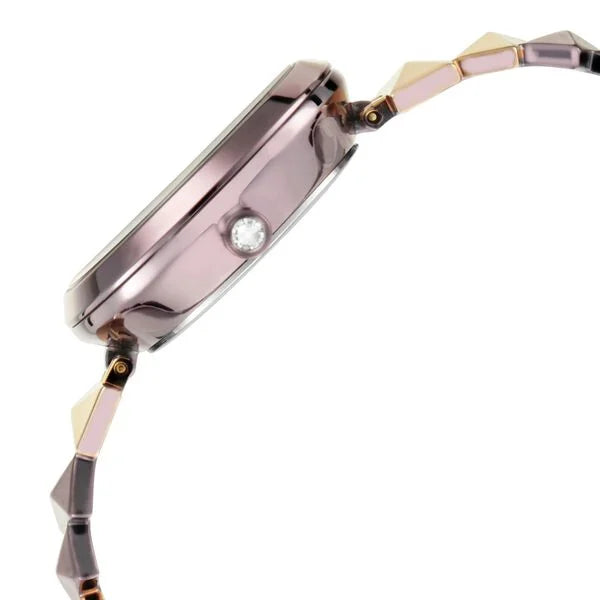 Titan Raga Facets Brown Dial Analog Stainless Steel Strap watch for Women 95121km01