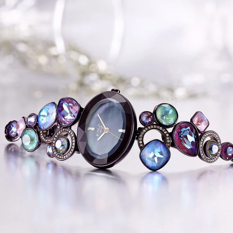 Titan Raga Moments Of Joy Mother of Pearl Dial Women Watch With Metal Strap 95126QM01F