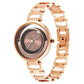 Titan Raga Moments of Joy Brown Dial Analog Metal Strap Watch for Women  95140km01