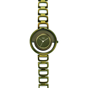 Titan Raga Moments Of Joy Green Dial Women Watch With Metal Strap - 95140QM01 - KRISHNA WATCH COMPANY
