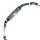 Titan Raga Ceramics Blue Dial Analog Metal Strap watch for Women  95146KD01