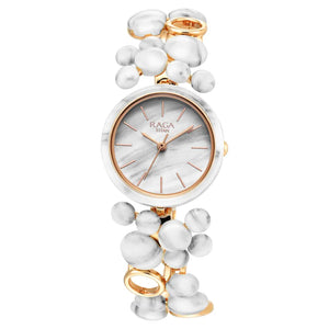 Titan Raga Ceramics Blue Dial Metal Strap Watch 95148KD01 (DN142) - KRISHNA WATCH COMPANY