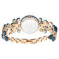 TITAN Raga Ceramics Blue Dial Metal Strap Watch 95148KD02