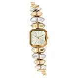 TITAN Love All Watch with Silver Dial & Brass Strap 95152WM01