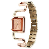 TITAN Raga Delight Rose Gold Dial Stainless Steel Strap Watch 95155KM01