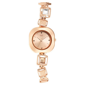 Titan Love All Rose Gold Dial Rose Gold Brass Strap Watch 95156WM01 - KRISHNA WATCH COMPANY