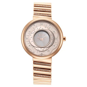 Titan Purple Unending Beauty Rose Gold Dial Analog Watch 95160WM01 (DM231) - KRISHNA WATCH COMPANY