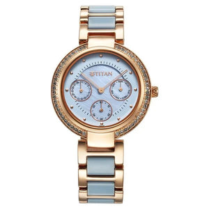 Titan Acetate Quartz Multifunction Mother 95187KD01 - KRISHNA WATCH COMPANY