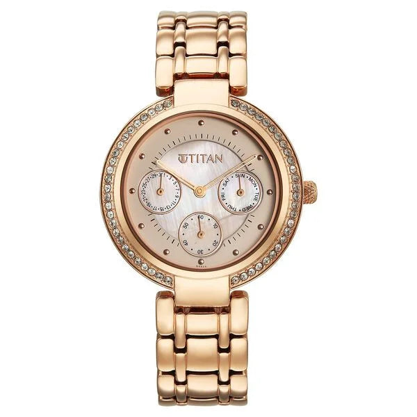 Titan Eternal Quartz Analog Watch For Women - 95187WM02 - KRISHNA WATCH COMPANY