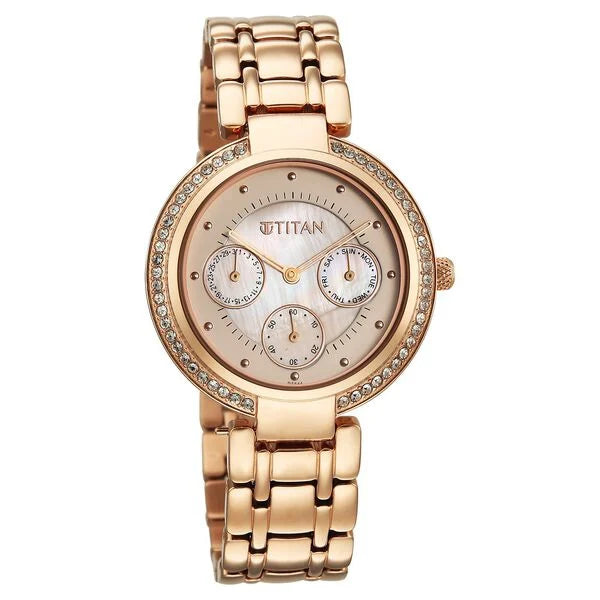 Titan Eternal Quartz Analog Watch For Women - 95187WM02 - KRISHNA WATCH COMPANY