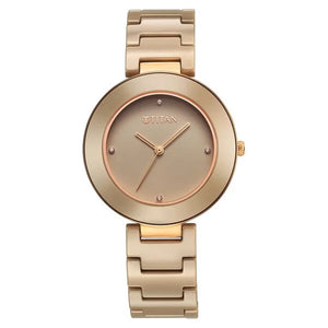 Titan Purple Ceramics Pink Dial Analog Ceramic Strap watch for Women - 95189KC04 - KRISHNA WATCH COMPANY