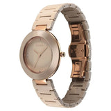 Titan Purple Ceramics Pink Dial Analog Ceramic Strap watch for Women - 95189KC04