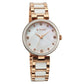 Titan Purple Ceramics Mother Of Pearl Dial Analog Steel and Ceramic Strap watch for Women 95214kd02