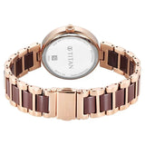 Titan Purple Ceramics Mother of Pearl Dial Analog Steel and Ceramic Strap Watch for Women 95214kd03 - KRISHNA WATCH COMPANY