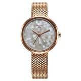 Titan Raga Memoirs Quartz Analog Mother Of Pearl Dial With Rose Gold Metal Strap Watch For Women - 95253WM02F