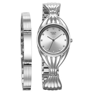 Titan Raga Memoirs Quartz Analog Silver Dial With Silver Metal Strap Watch For Women 95254sm01f - KRISHNA WATCH COMPANY