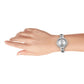 Titan Raga Showstopper Quartz Analog Silver Dial Metal Strap Watch for Women 95265SM01