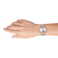 Titan Raga Showstopper Quartz Analog Pink Dial Metal Strap Watch for Women 95268SM01