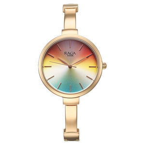 Titan Raga Showstopper Quartz Analog Multicoloured Dial Metal Strap Watch for Women 95273WM01 - KRISHNA WATCH COMPANY