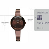 Titan Raga Showstopper Quartz Analog Brown Dial Watch For Women - 95276QM01