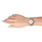 Titan Raga Showstopper Quartz Analog White Dial Metal Strap Watch for Women NT95278WM01