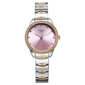 Titan Raga Showstopper Quartz Watch for Women - 95281KM01 - KRISHNA WATCH COMPANY
