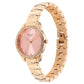 Titan Raga Showstopper Quartz Analog Pink Dial Metal Strap Watch for Women 95281WM01