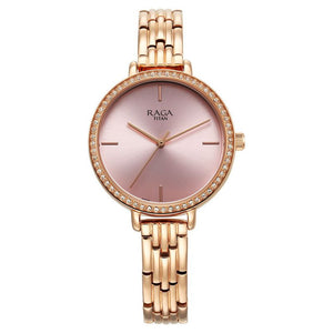 Titan Raga Showstopper Quartz Analog Watch for Women - 95286WM01 - KRISHNA WATCH COMPANY