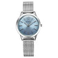 Titan Titan Timeless Urban Quartz Analog Blue Dial Metal Strap Watch For Women 95287sm01