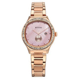 Titan Glamour Quartz Analog with Date Mother Of Pearl Dial Watch For Women - 95289WM01
