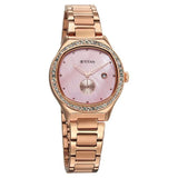 Titan Glamour Quartz Analog with Date Mother Of Pearl Dial Watch For Women - 95289WM01