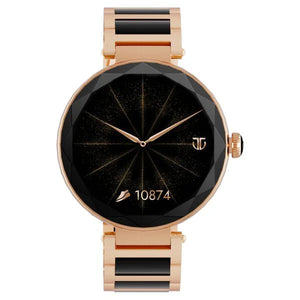 Titan Elixir with All 316L SS construction, 3.04 CM AMOLED Display, BT Calling, Skin Temperature Sensor, Women's Health 95293wd01 - KRISHNA WATCH COMPANY