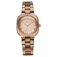 Titan Horizon Quartz Analog Brown Dial Stainless Steel Strap Watch For Women 95296qm01