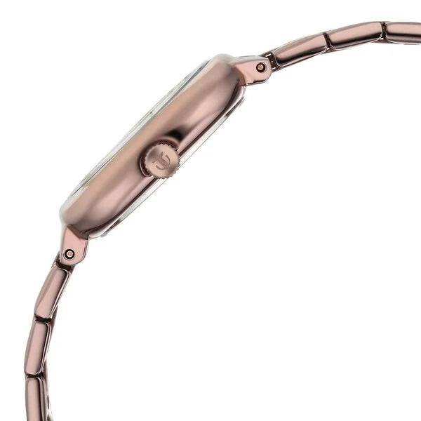 Titan Horizon Quartz Analog Brown Dial Stainless Steel Strap Watch For Women 95296qm01